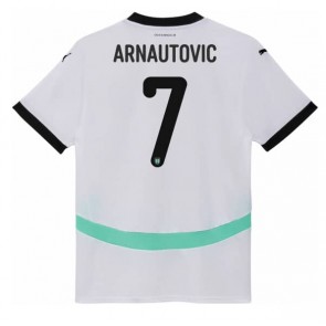 Austrija Marko Arnautovic #7 Gostujuci Dres za Ženska EP 2024 Kratak Rukavima